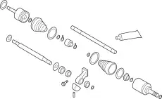 AXLE SHAFT, EXCH 36011806 VOLVO