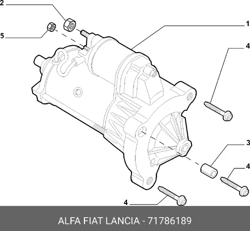 Стартер LANCIA 71786189