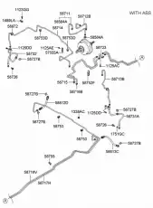 ШЛАНГ ТОРМОЗНОЙ 5881226150 HYUNDAI