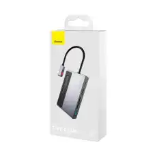 Концентратор Baseus Magic Multifunctional Type-C to USB 3.0+HDMI+microSD/SD+ jack 3.5 мм+TypeC PD се CAHUB-DA0G