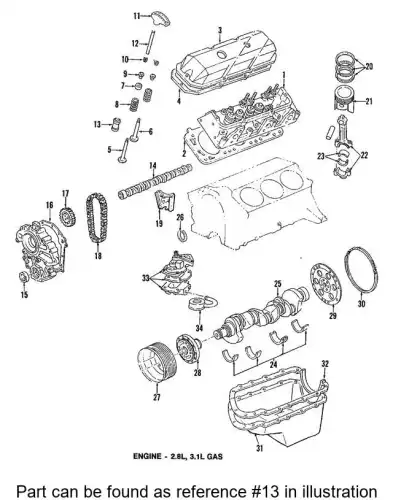 Гидрокомпенсатор ISUZU 8052342120