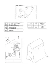 Ремень клиновой KIA 0K65B15907C