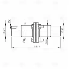 Хомут глушителя TRIALLI EPCH 4550
