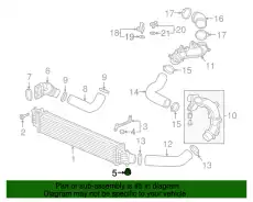 CUSHION, INTERCOOLER MOUNTING LOWER 74172TVCA01 HONDA