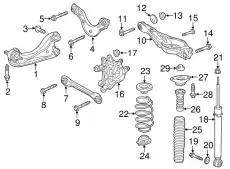 DAMPER UNIT,RR 52611TBCA13 HONDA