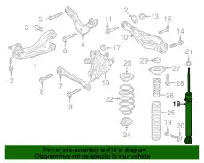 DAMPER UNIT,RR 52611TBCA13 HONDA