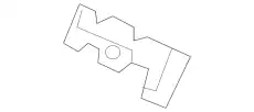 SPACER, L. FR. BUMPER SIDE 71198TRTA02 HONDA