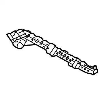 SPACER, L. RR. BUMPER SIDE 71598TGVA01 HONDA