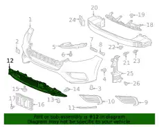 STAY, FR. GRILLE SIDE 71160TXMA12 HONDA