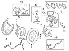 Тормозные колодки дисковые HONDA 43022TVAA51