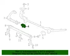 MOUNTING-BRACKET T2H51424 JAGUAR