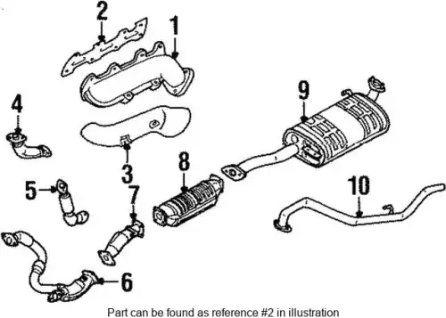 Прокладка коллектора ISUZU 8943231730