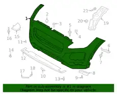 БАМПЕР ПЕРЕДНИЙ J9C27148LML JAGUAR