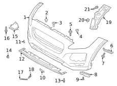 БАМПЕР ПЕРЕДНИЙ J9C27148LML JAGUAR