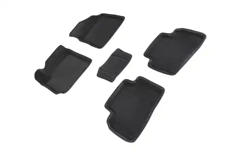 Коврики в салон SEINTEX 96498 Hyundai Creta 2021-н.в. 5 шт., черный