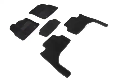 Коврики в салон SEINTEX 96534 Toyota Land Cruiser 2021-н.в. 5 шт., черный