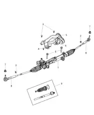 Рулевая тяга DODGE 68157856AA