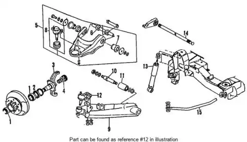 Шаровая опора ISUZU 8944521061