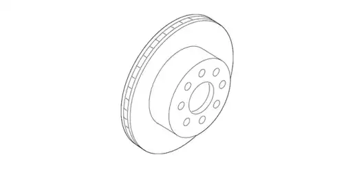 Тормозной диск JEEP MN116332