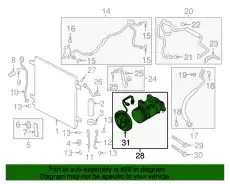 КОМПРЕССОР КОНДИЦИОН 926001LA5A NISSAN