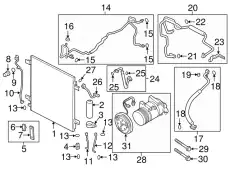КОМПРЕССОР КОНДИЦИОН 926001LA5A NISSAN