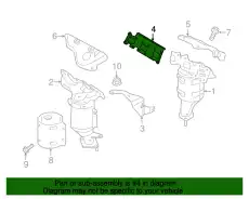 Прокладка коллектора MOTORCRAFT DG1Z9448A