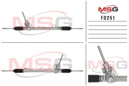 Рулевая рейка MSG FO251
