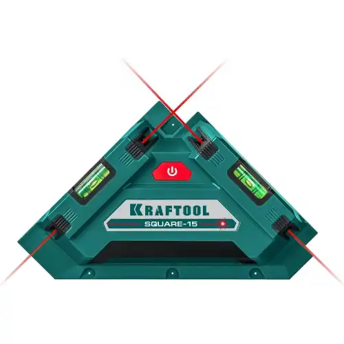 KRAFTOOL SQUARE-15 лазерный угольник для кафеля 34705