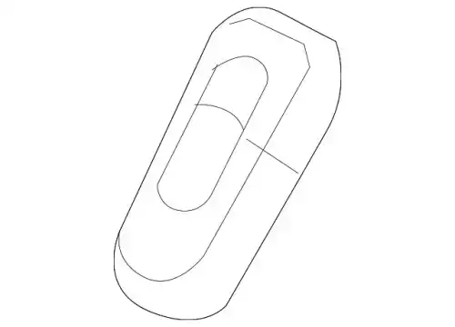 Петля стекла 5-ой двери RH 871601F000 MOBIS