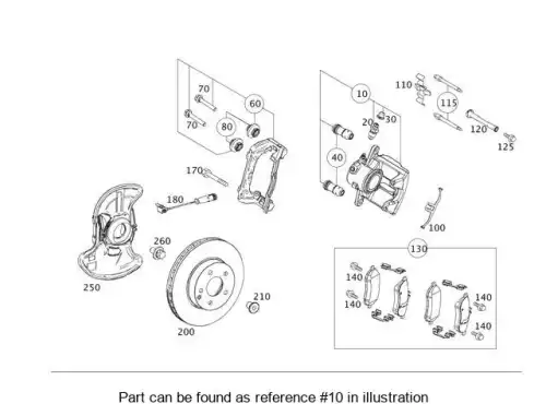 BREMSSATTEL 2044212781 64 MB