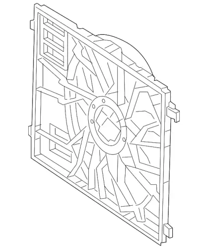 Fan Assembly ! \19>23 MB CLA 250 2.0L L4 247 906 79 06