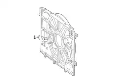 Engine Cooling Fan Assembly ! \21>23 MB S 500 3.0L L6 099 906 91 04