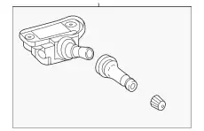 000 905 84 13 TPMS Sensor !Left/Right \21>23 MB C 300 2.0L L4
