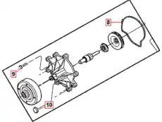 помпа Chry 53021187AA JEEP