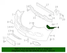 Upper Bracket !Front Right \19>23 MB Sprinter 1500 2.0L L4 910885050064