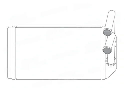 Радиатор печки SRLINE 3810N8-1