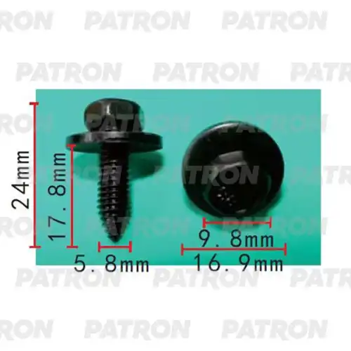 P37-2192 Винт металлический PATRON