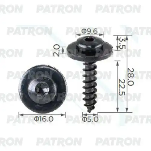 Винт P37-1461 PATRON