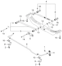 Рычаг подвески KIA 552102F000