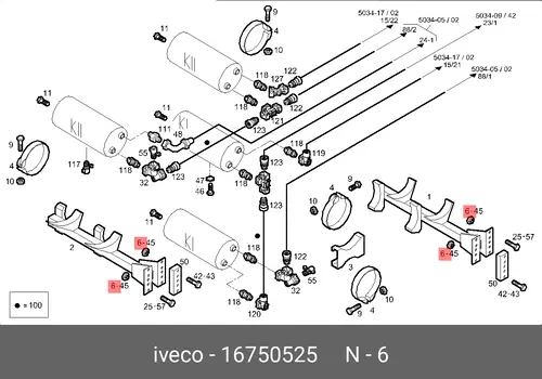 гайка! M14х2\ IVECO 16750525