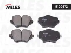 Тормозные колодки дисковые передняя ось MILES E100672