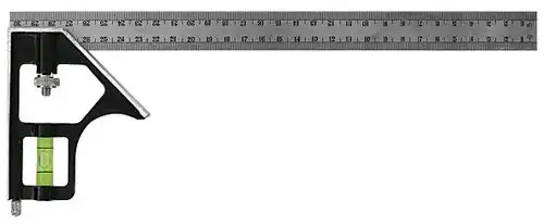 Угольник 300 мм с уровнем 19703 FIT TOOLS