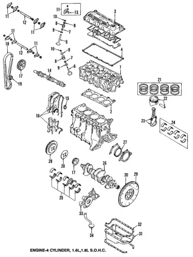 клапан впускной Maz B63012111 MAZDA
