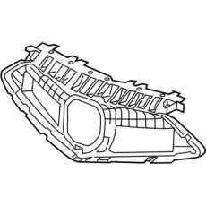 Решетка радиатора HONDA 71121T3RA01