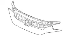 Решетка радиатора HONDA 71121TBAA61