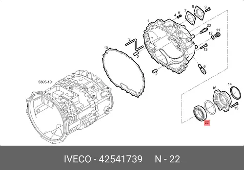 Подшипник 42541739 IVECO