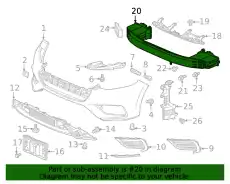 Усилитель бампера HONDA 71130TXMA00