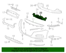 Усилитель бампера HONDA 71311TWAA00
