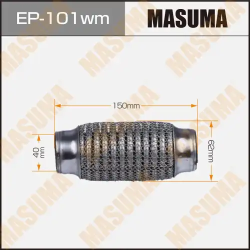 Гофра глушителя MASUMA EP101WM L= d=