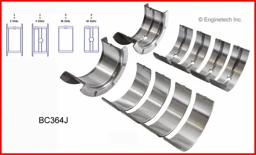 Main Bearing Set BC364J ENGINETECH